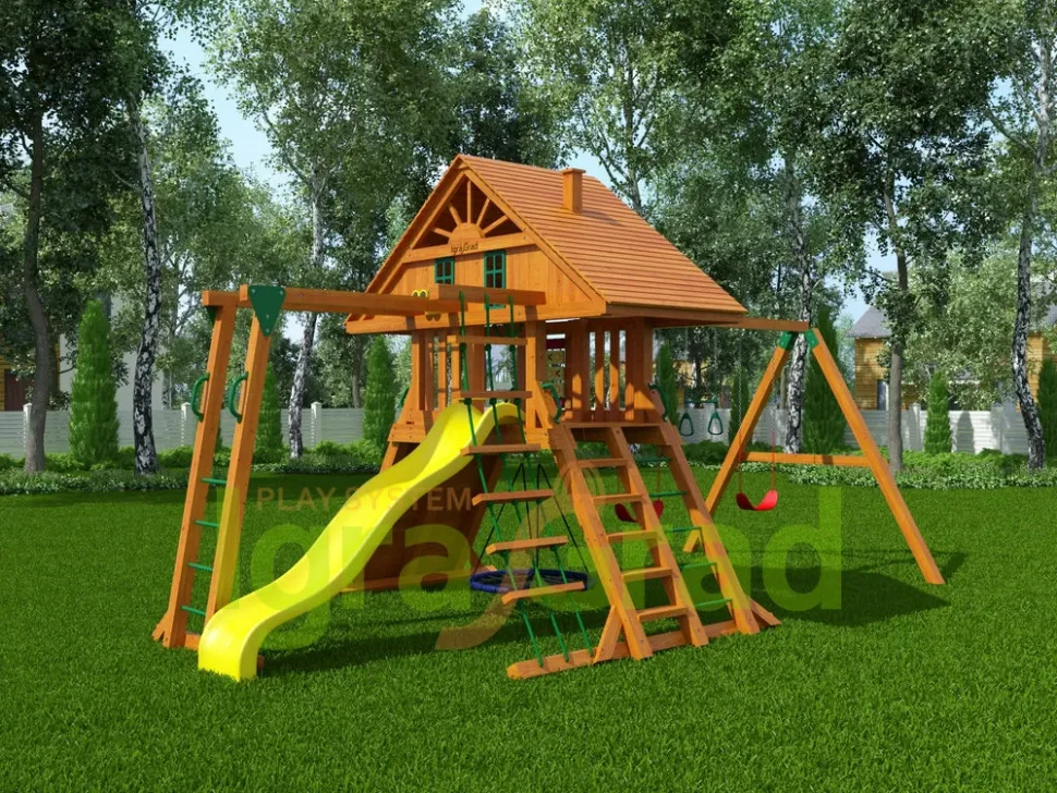 Детская игровая площадка IgraGrad Крепость Фани с рукоходом (Домик)