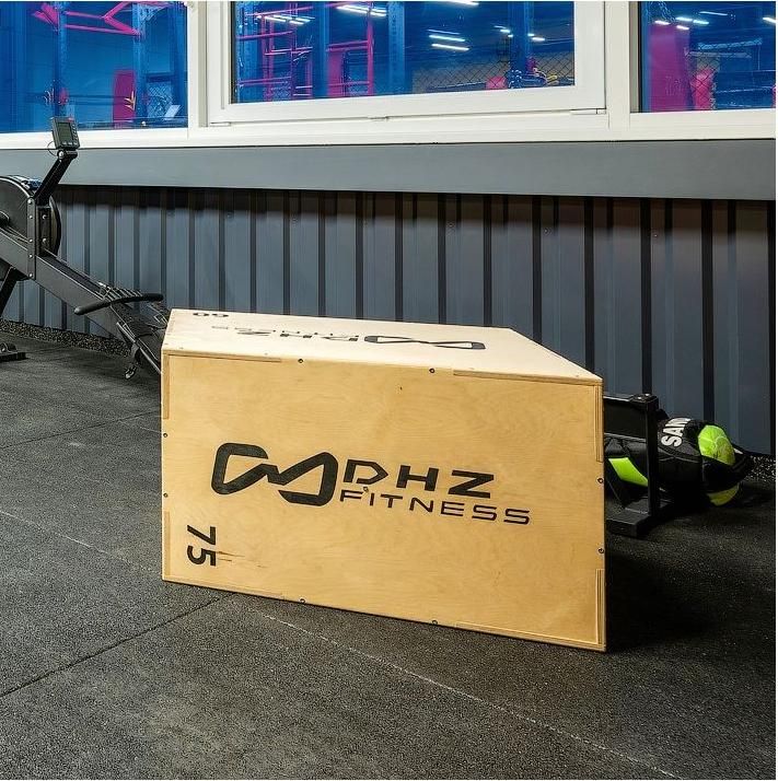 Плиобокс универсальный 3 в 1 со шкалой для наклона 50х60х75 см DHZ Fitness