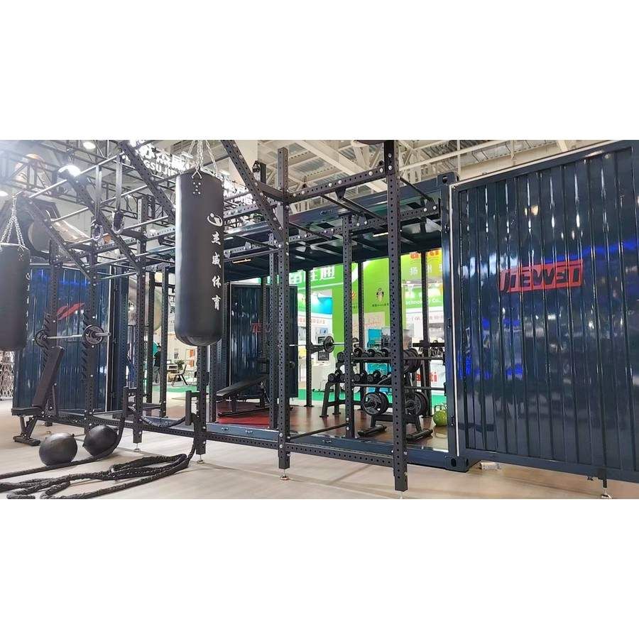 Мобильный спортивный зал в контейнере (20 футов) Gymmaster JW-NP221