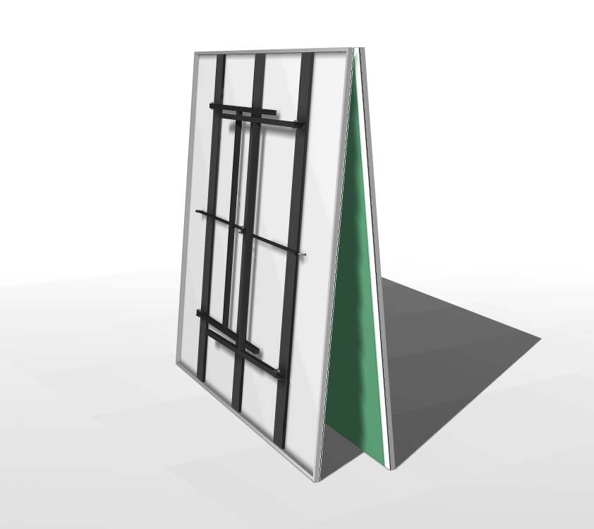 Теннисный стол всепогодный Wips Outdoor Composite (СТ-ВК) зеленый