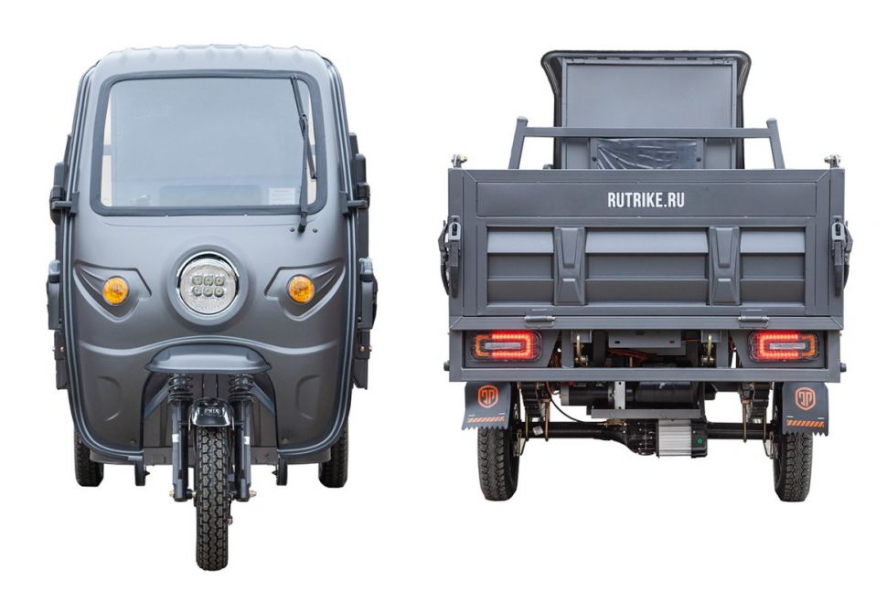 Грузовой электротрицикл Rutrike D5 Кабина гидравлика 1700 60V1200W