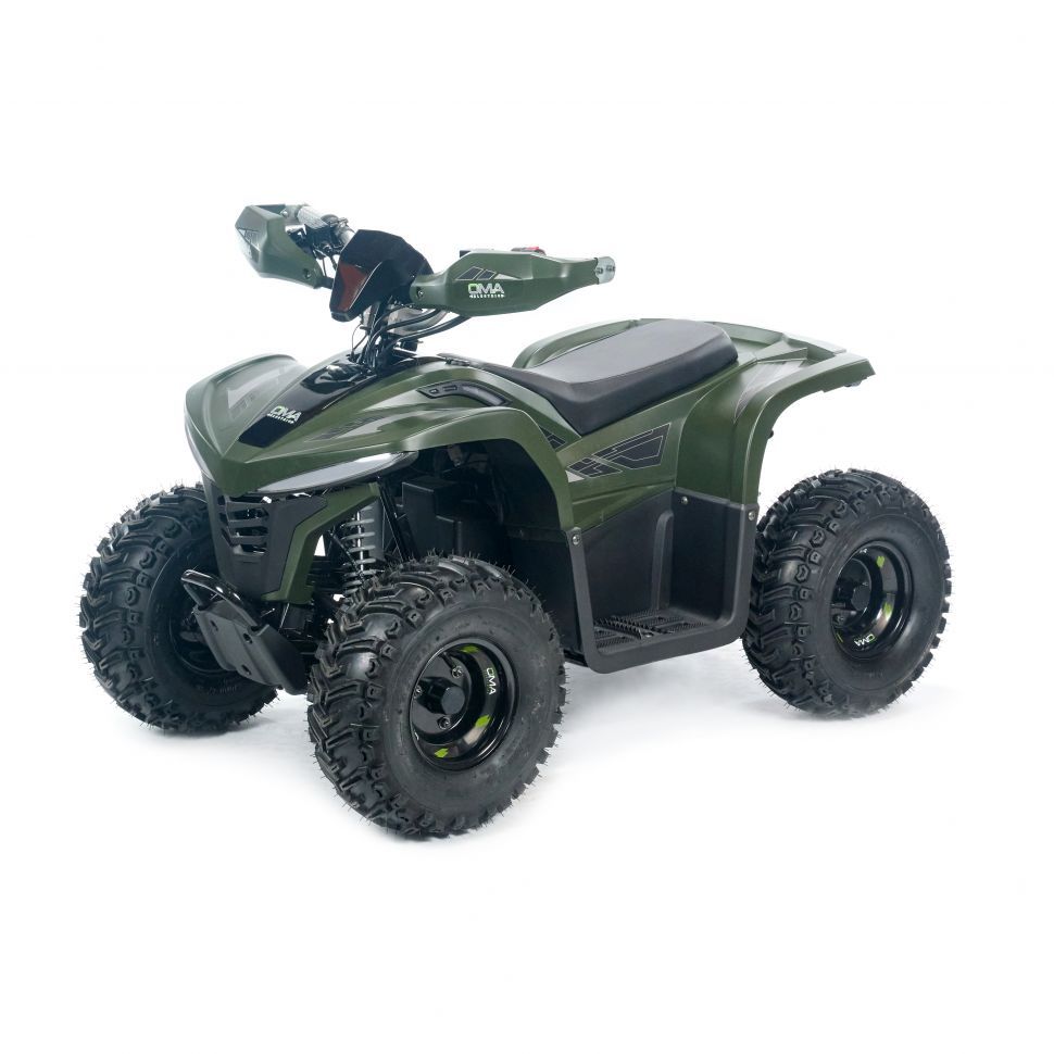 Квадроцикл детский электрический OMA Electric ELF-750 Lithium Battery Dark green